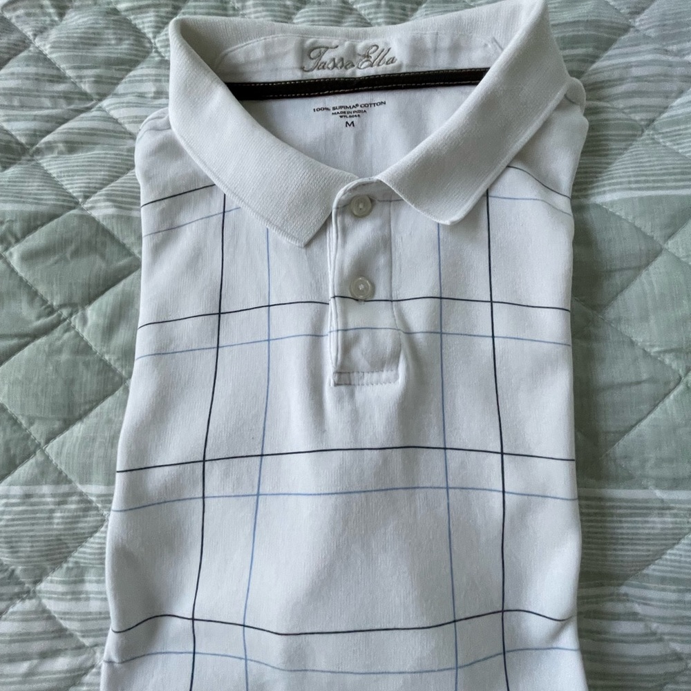 Men’s Tasso Elba collared polo shirt- like new!